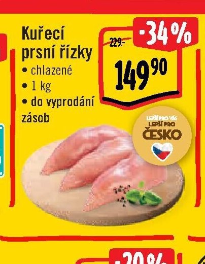 Kuřecí prsní řízky