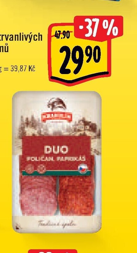 Duo trvanlivých salámů