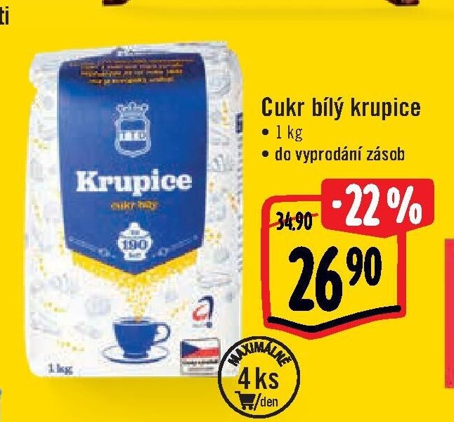 Cukr bílý krupice