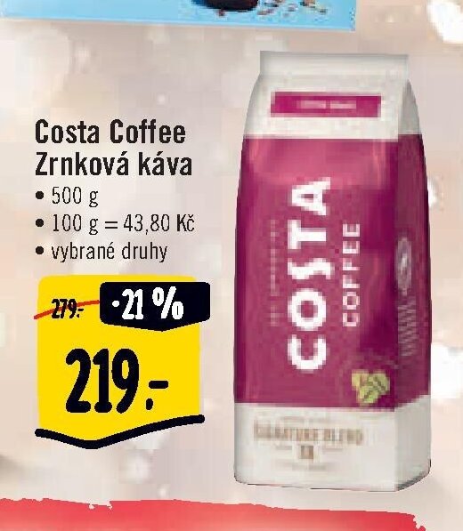 Costa Coffee Zrnková káva