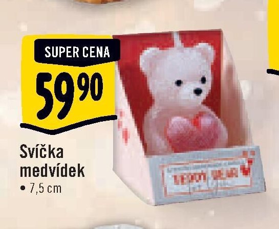 Svíčka medvídek