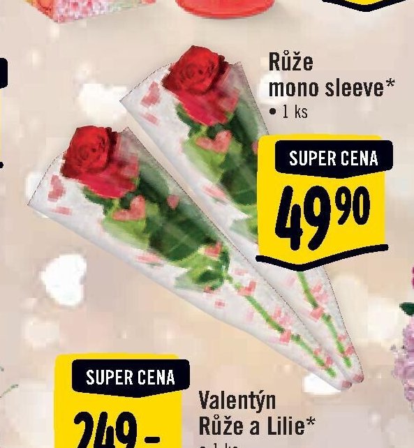 Růže mono sleeve