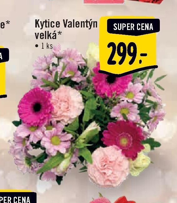 Kytice Valentýn velká