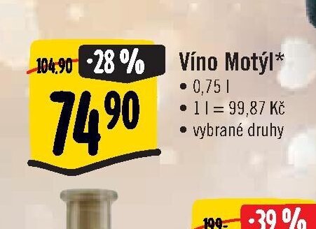 Víno Motýl