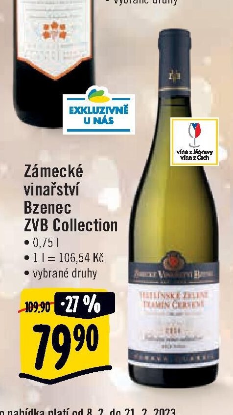 Zámecké vinařství Bzenec ZVB Collection