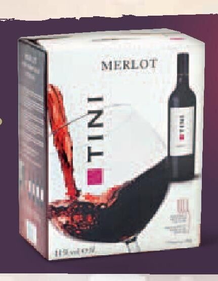 Tini Merlot v bag in boxu