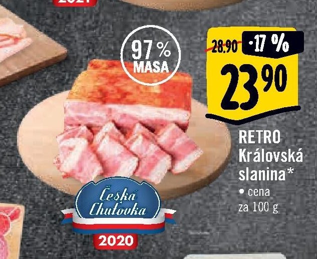 RETRO Královská slanina