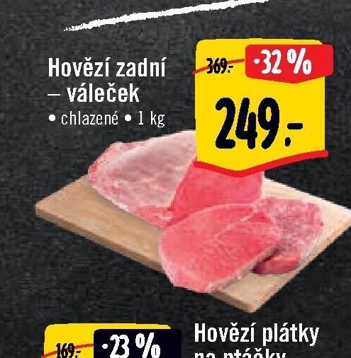 Hovězí zadní – váleček