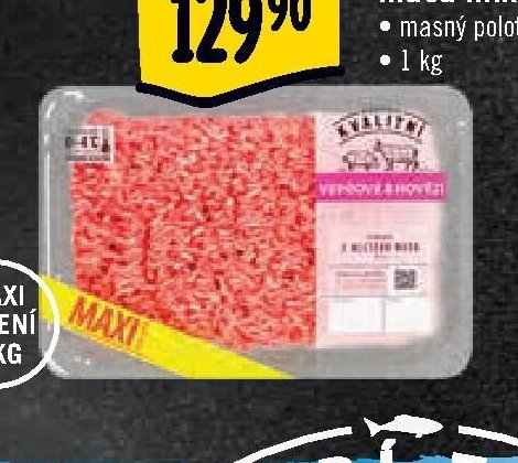 Výrobek z mletého masa mix