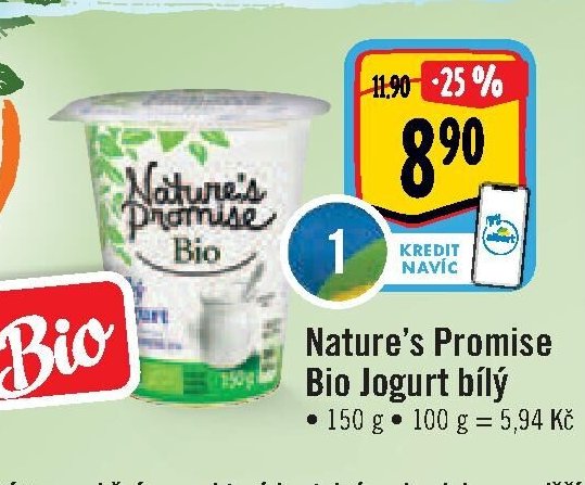 Nature's Promise Bio Jogurt bílý