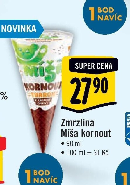 Zmrzlina Míša kornout