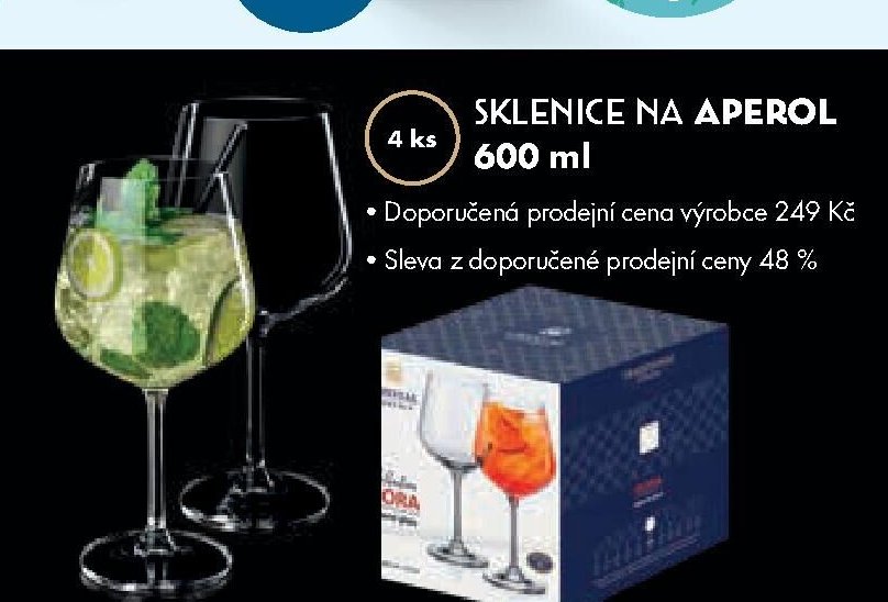 Sklenice na Aperol 600 ml