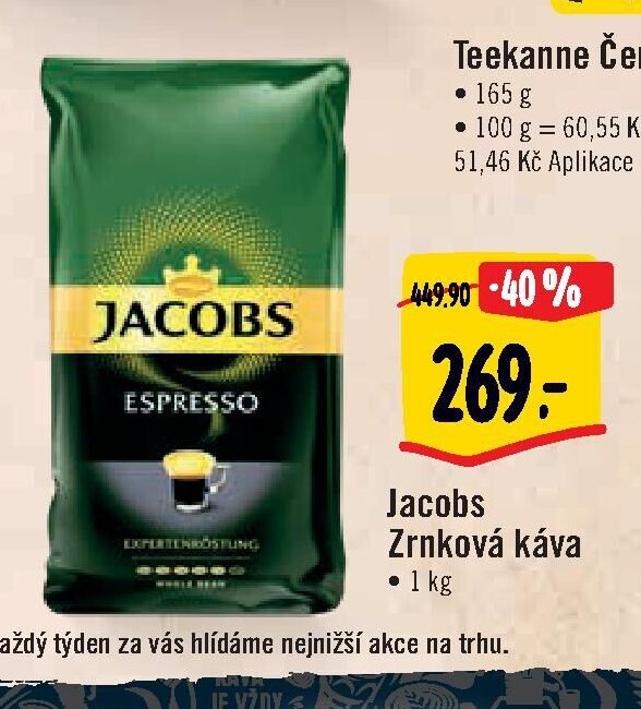 Jacobs Zrnková káva