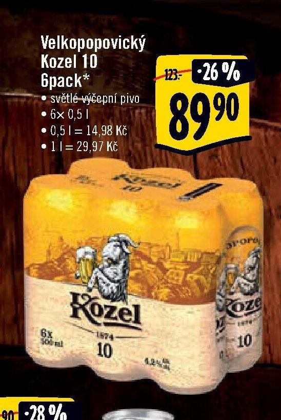 Velkopopovický Kozel 10 6pack*