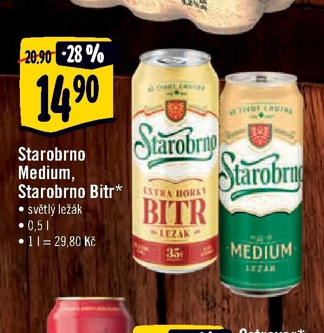 Starobrno Medium, Starobrno Bitr*