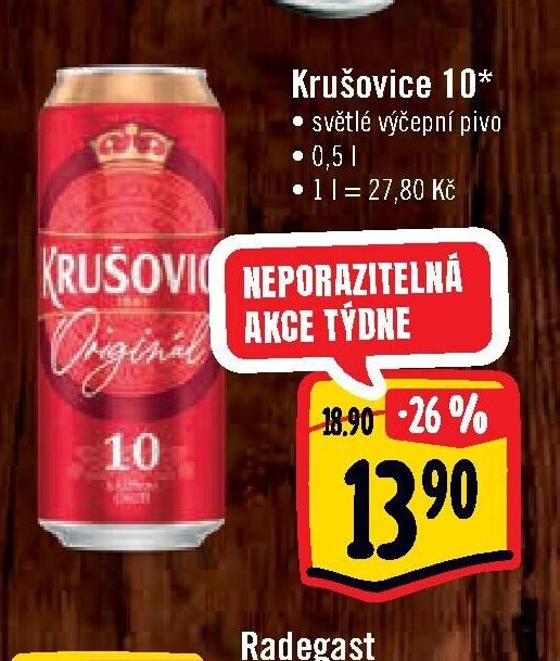 Krušovice 10*