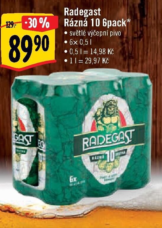 Radegast Rázná 10 6pack*