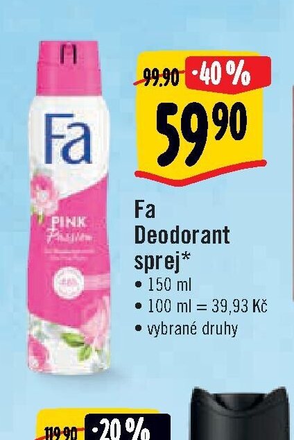 Fa Deodorant sprej