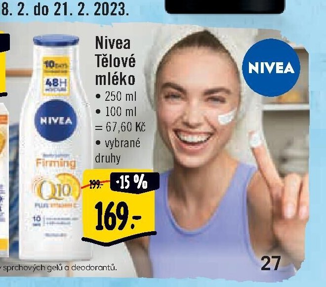 Nivea Tělové mléko