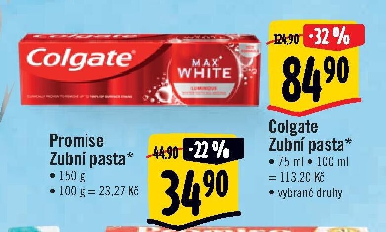 Colgate zubní pasta