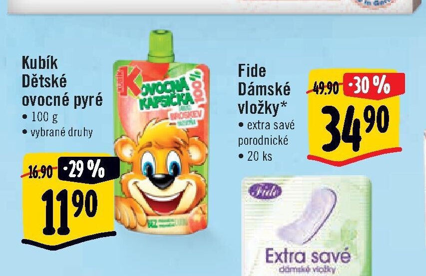 Kubík Dětské ovocné pyré