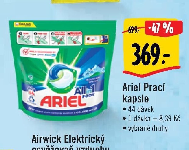 Ariel Prací kapsle