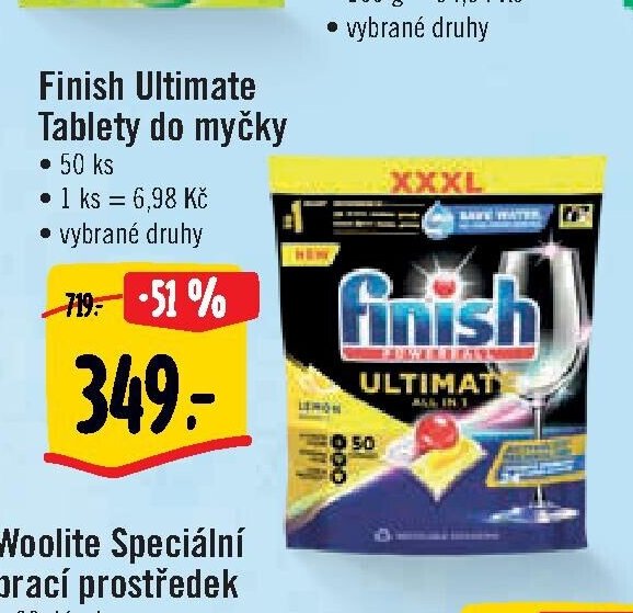 Finish Ultimate Tablety do myčky