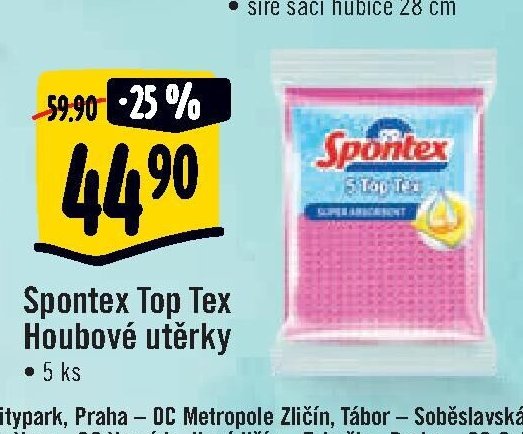 Spontex Top Tex Houbové utěrky