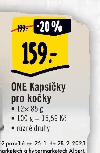 ONE Kapsičky pro kočky