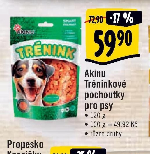 Akinu Tréninkové pochoutky pro psy