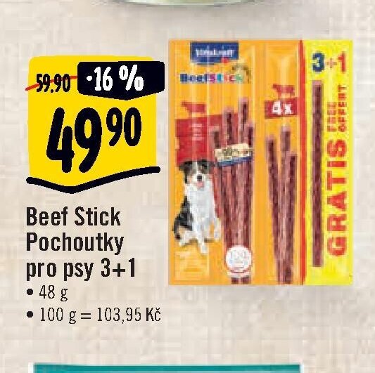 Beef Stick Pochoutky pro psy 3+1