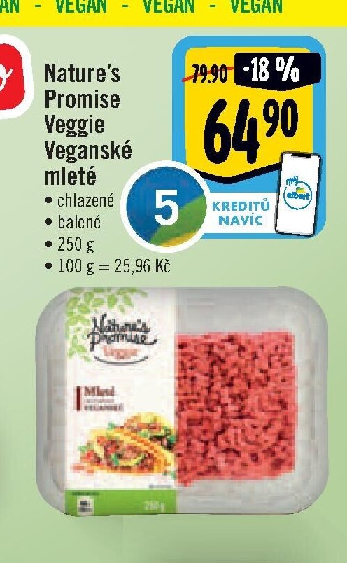 Nature's Promise Veggie Veganské mleté