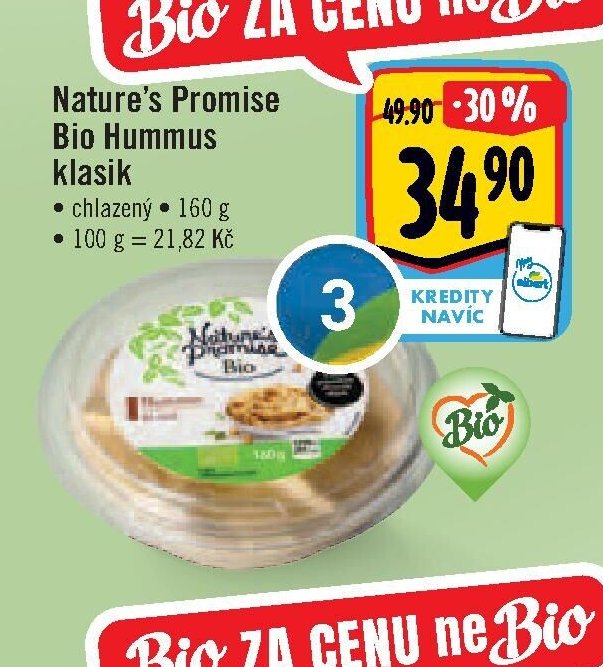 Nature's Promise Bio Hummus klasik