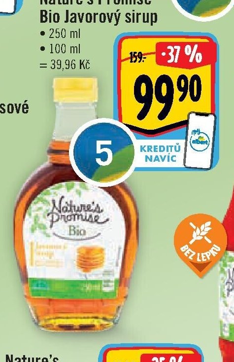 Nature's Promise Bio Javorový sirup
