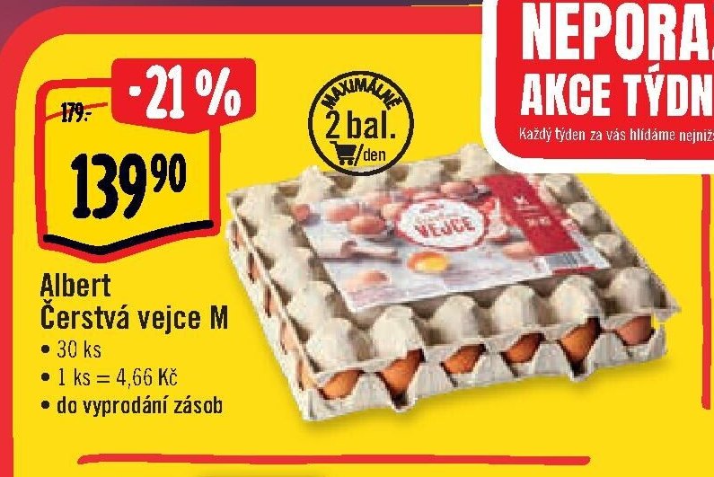 Albert Čerstvá vejce M
