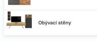 Obývací stěny