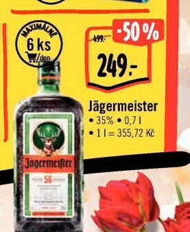Bylinný likér Jägermeister