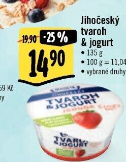 Dezert tvaroh s jogurtem jihočeský Madeta