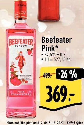 Gin Pink Beefeater