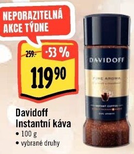 Instantní kávy Davidoff