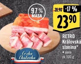Královská slanina Albert Retro