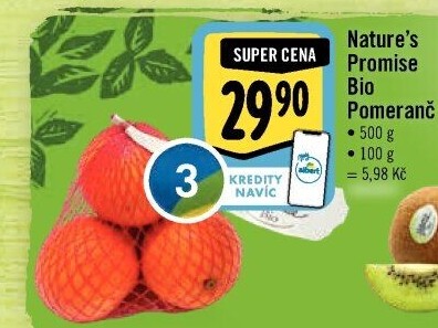 Pomeranče bio Nature'