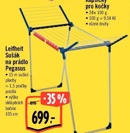 Sušák na prádlo PegasusLeifheit