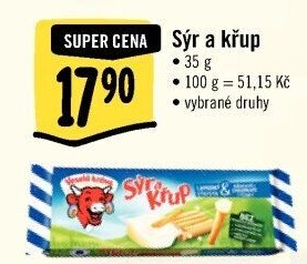 Sýr a křup Veselá kráva