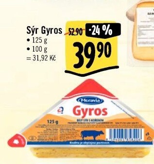 Sýr Gyros Moravia