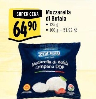 Sýr Mozzarella di Bufala Zanetti