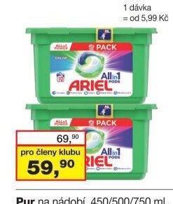 Ariel kapsle na praní, 10 dávek