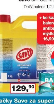 Savo uni. dezinfekce, 4 kg