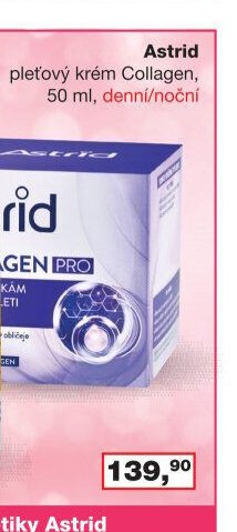 Astrid pleťový krém Collagen, 50 ml