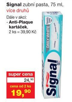 Signal zubní pasta, 75 ml